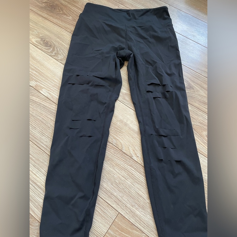 Black Ziya leggings - size 6-8